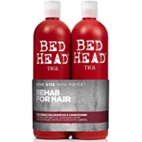 Bed Head by Tigi – Urban Antidotes Resurrection- champú y acondicionador para pelo dañado- 2 x 750 ml